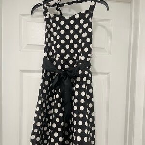 Vintage polka dot halter dress